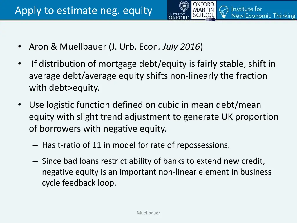 apply to estimate neg equity