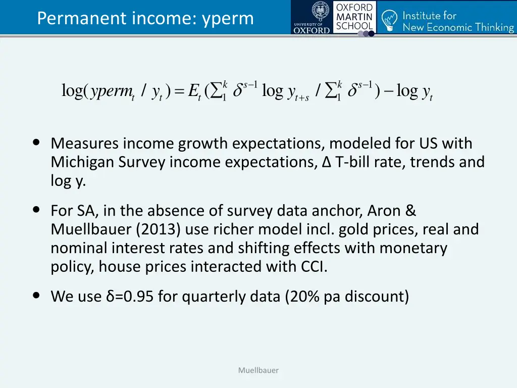 permanent income yperm