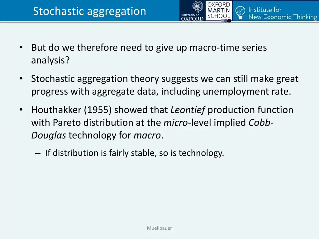 stochastic aggregation