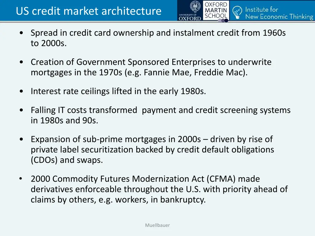 us credit market architecture