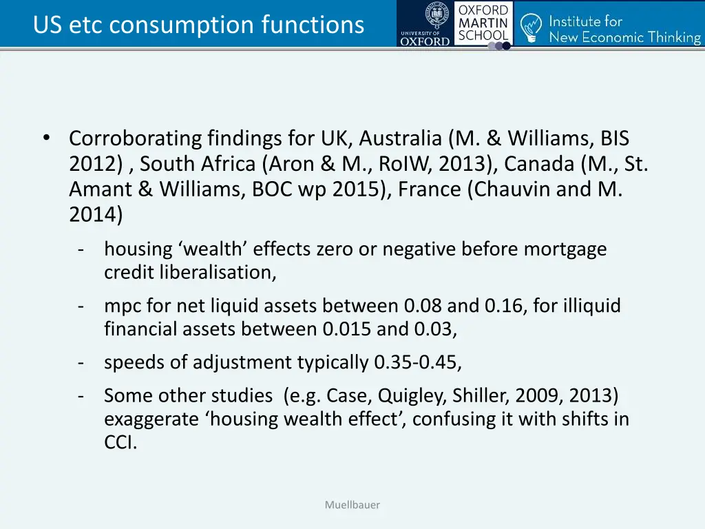 us etc consumption functions