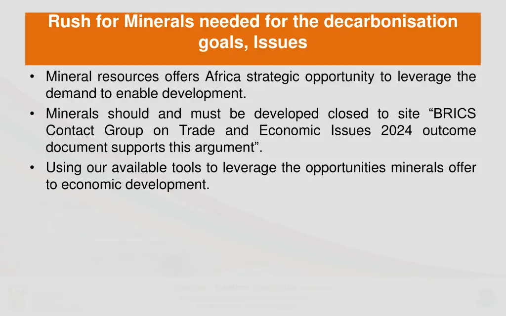 rush for minerals needed for the decarbonisation 1