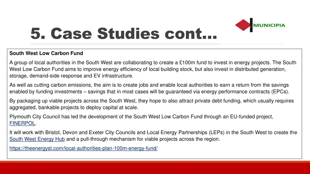 5 case studies cont