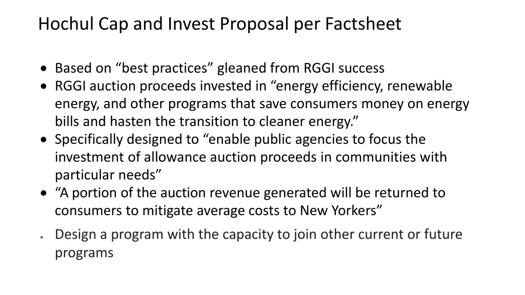 hochul cap and invest proposal per factsheet