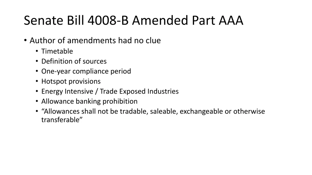 senate bill 4008 b amended part aaa