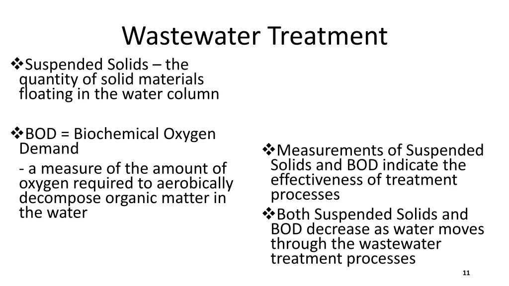 wastewater treatment suspended solids