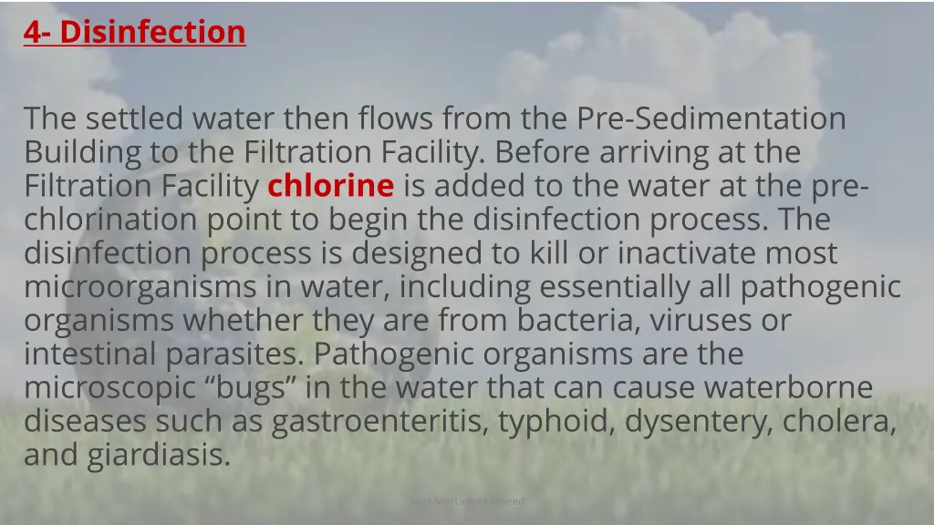 4 disinfection