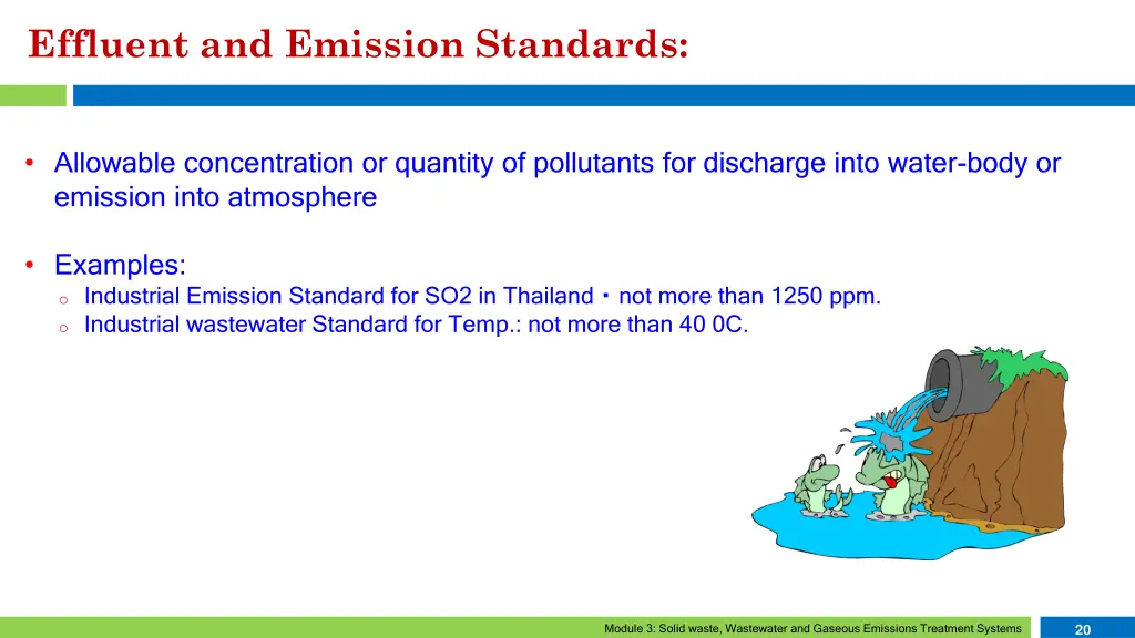 effluent and emission standards
