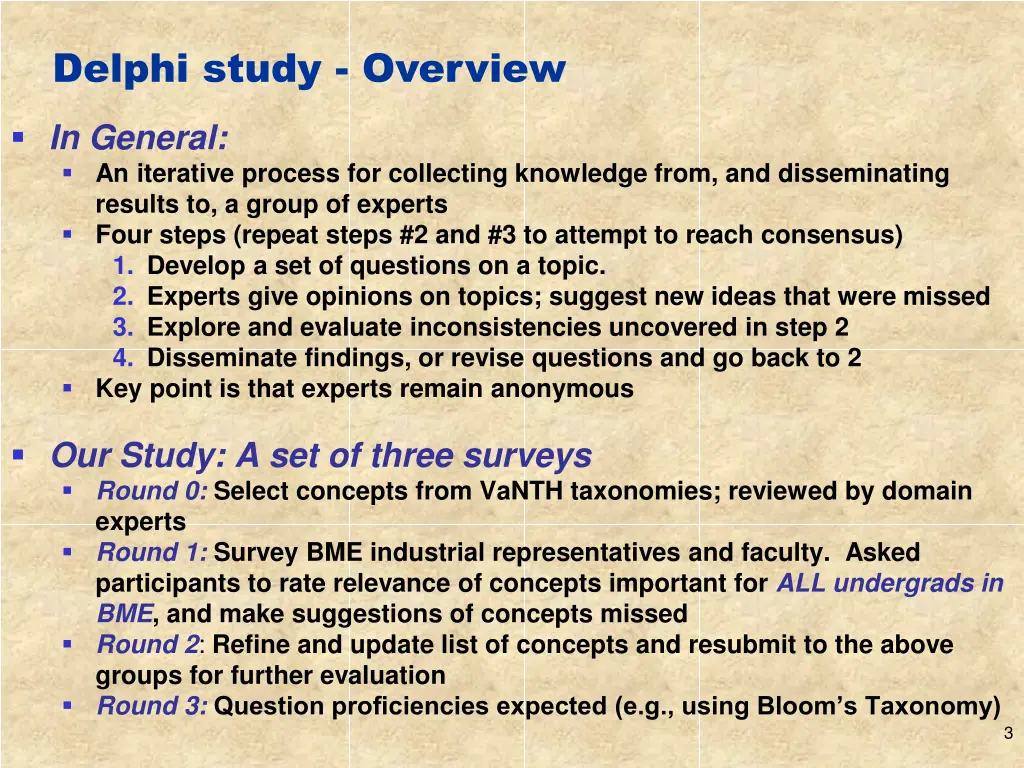 delphi study overview