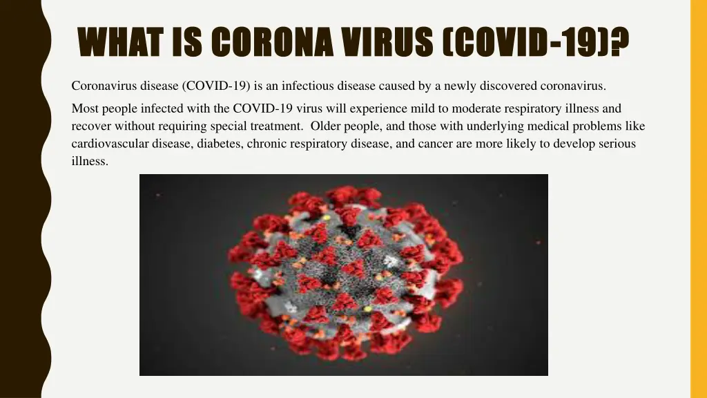 what is corona virus covid what is corona virus