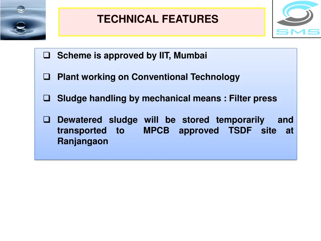 technical features
