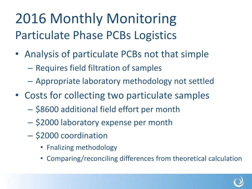 2016 monthly monitoring particulate phase pcbs 1