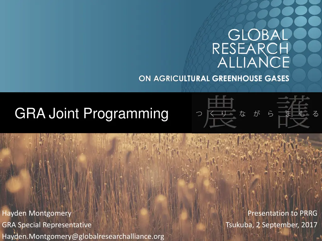 gra joint programming
