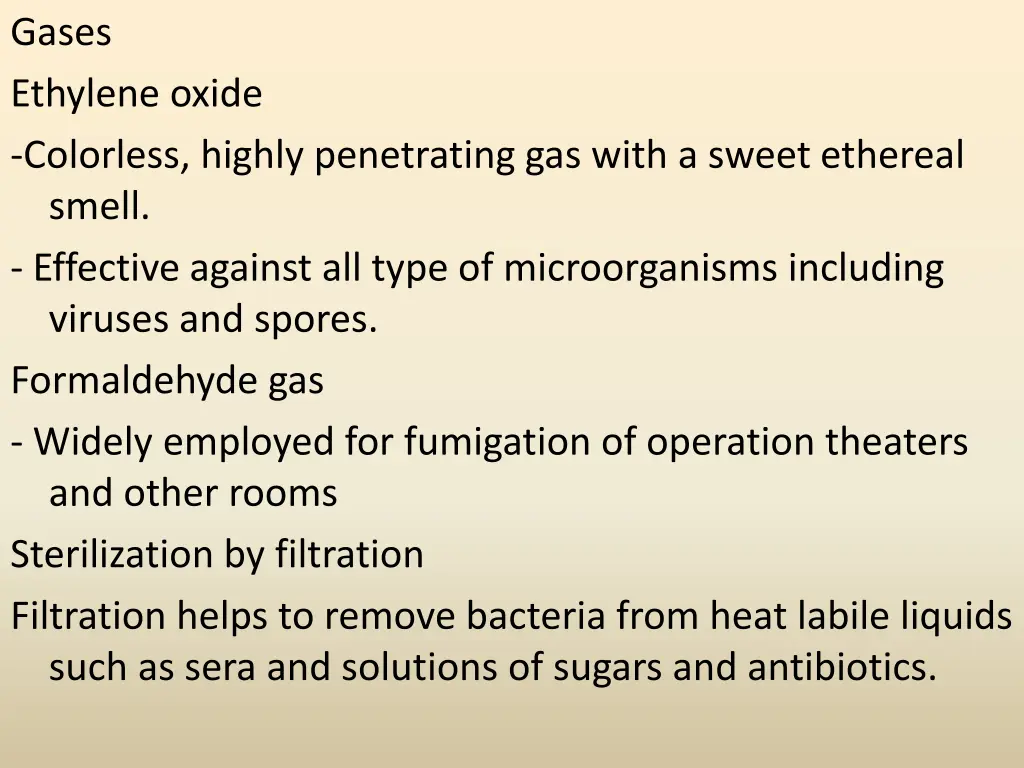 gases ethylene oxide colorless highly penetrating