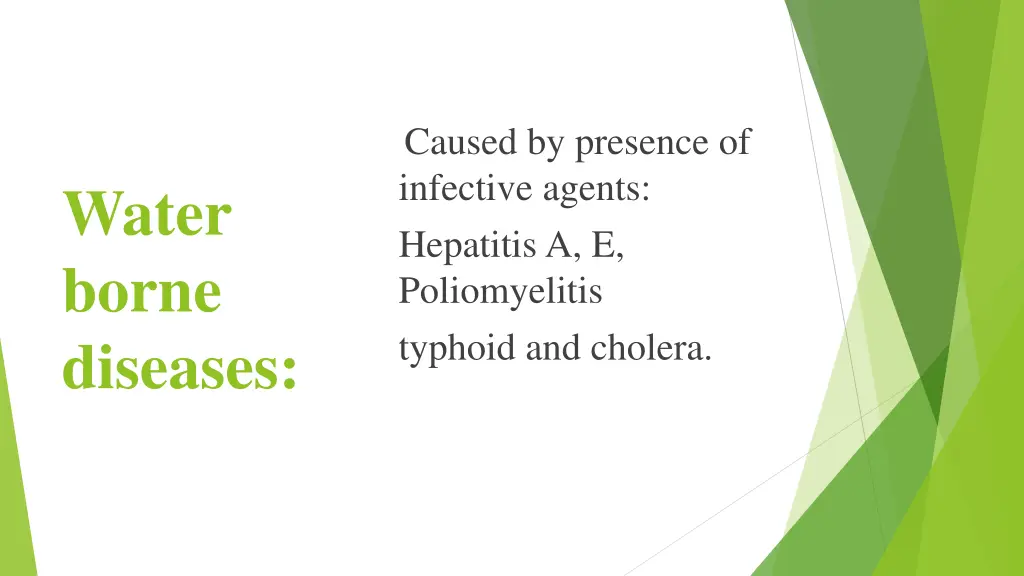 caused by presence of infective agents hepatitis