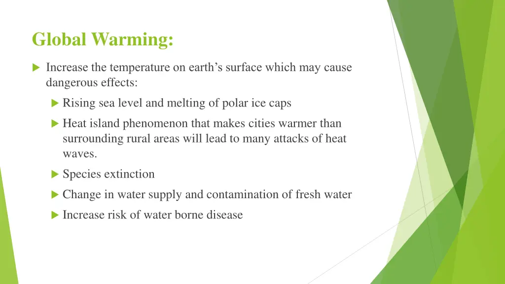 global warming