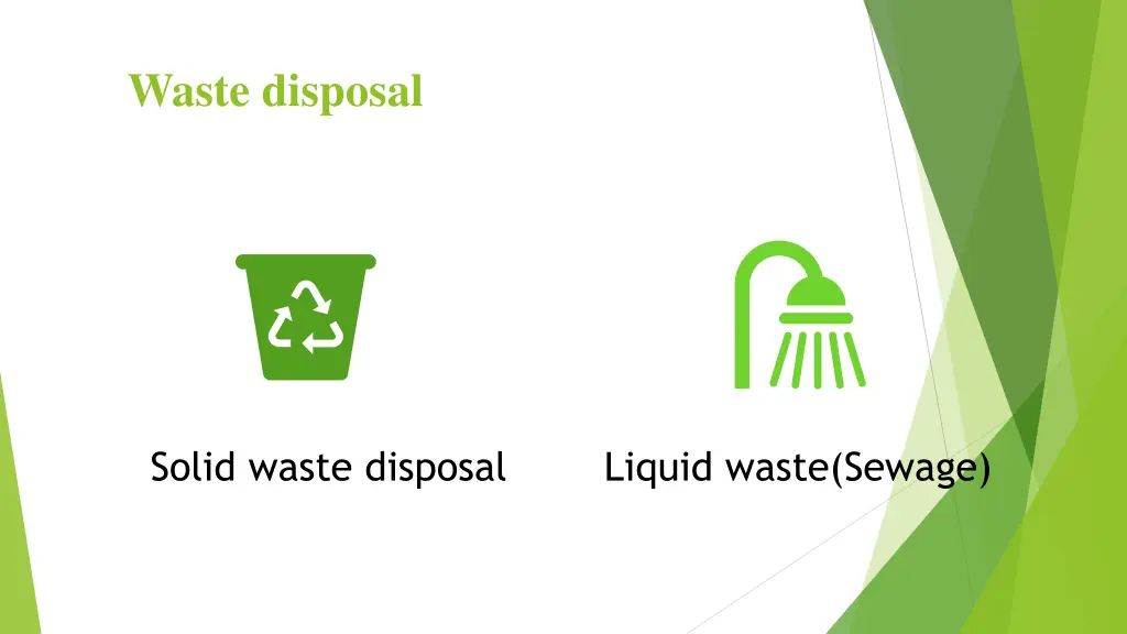 waste disposal
