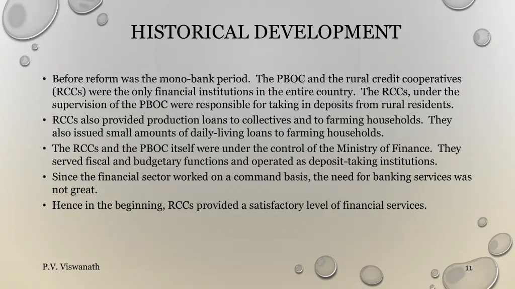 historical development