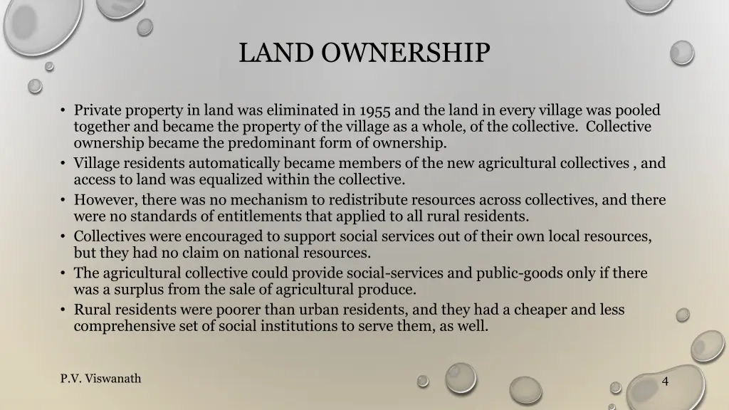 land ownership