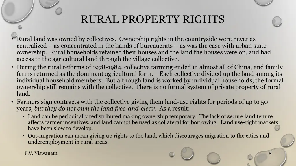 rural property rights