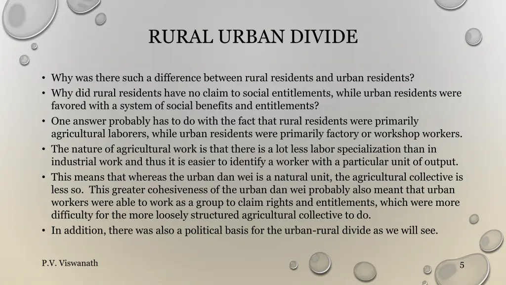 rural urban divide 1