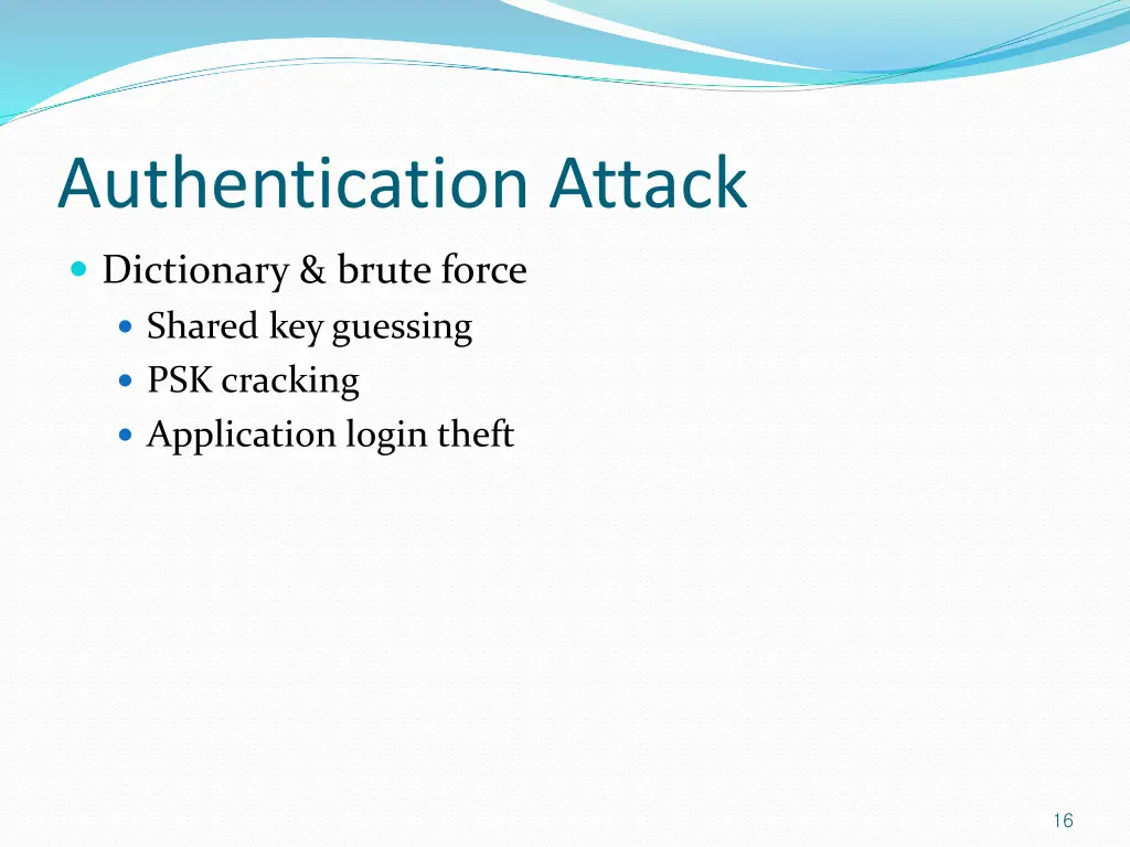 authentication attack