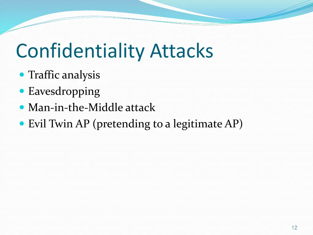 confidentiality attacks