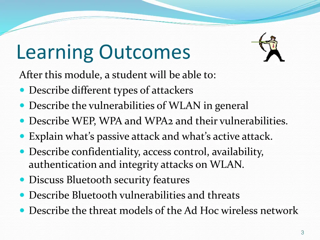 learning outcomes