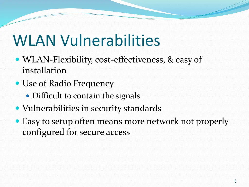 wlan vulnerabilities