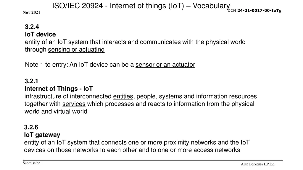 iso iec 20924 internet of things iot vocabulary