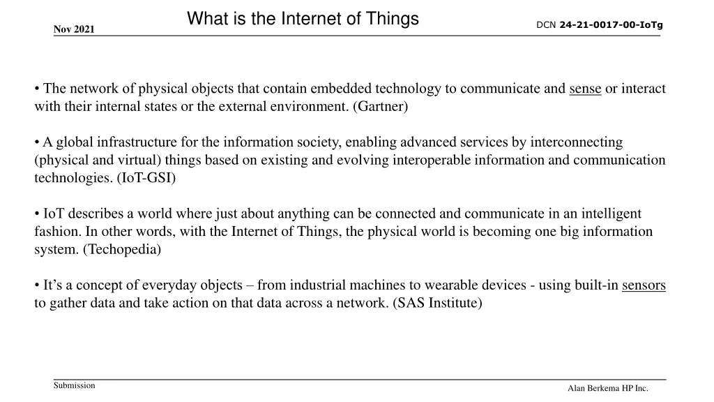 what is the internet of things
