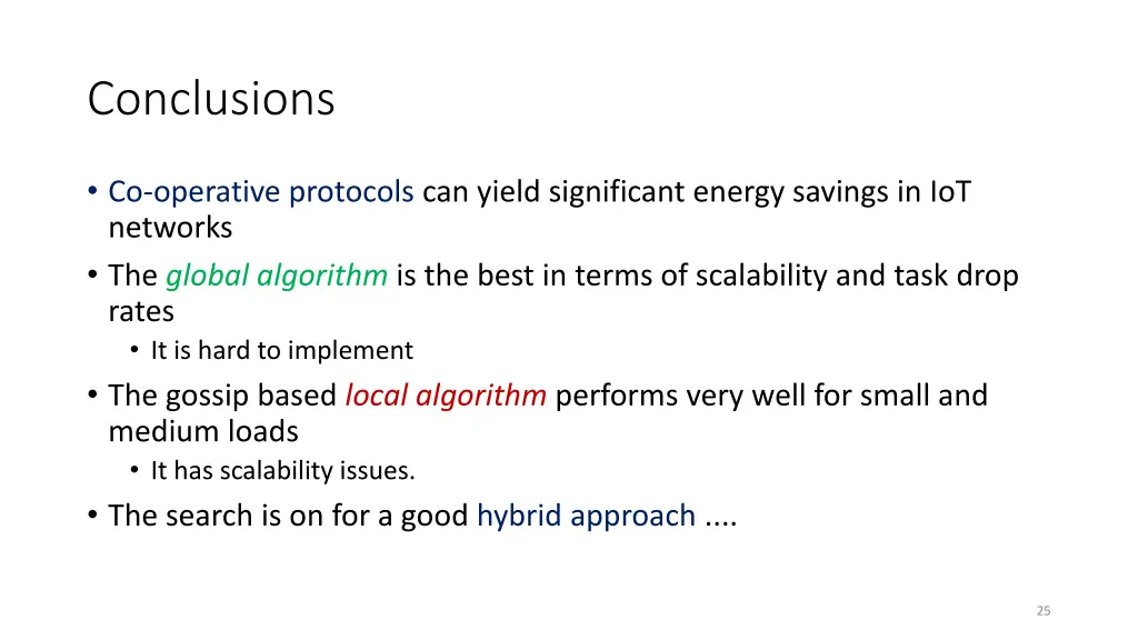 conclusions