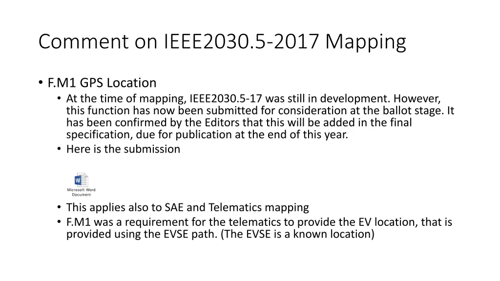 comment on ieee2030 5 2017 mapping