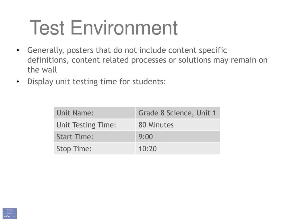 test environment 2