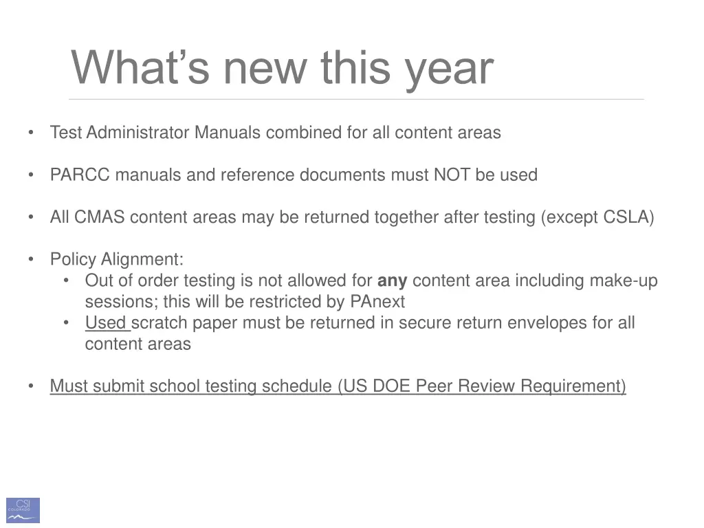 what s new this year