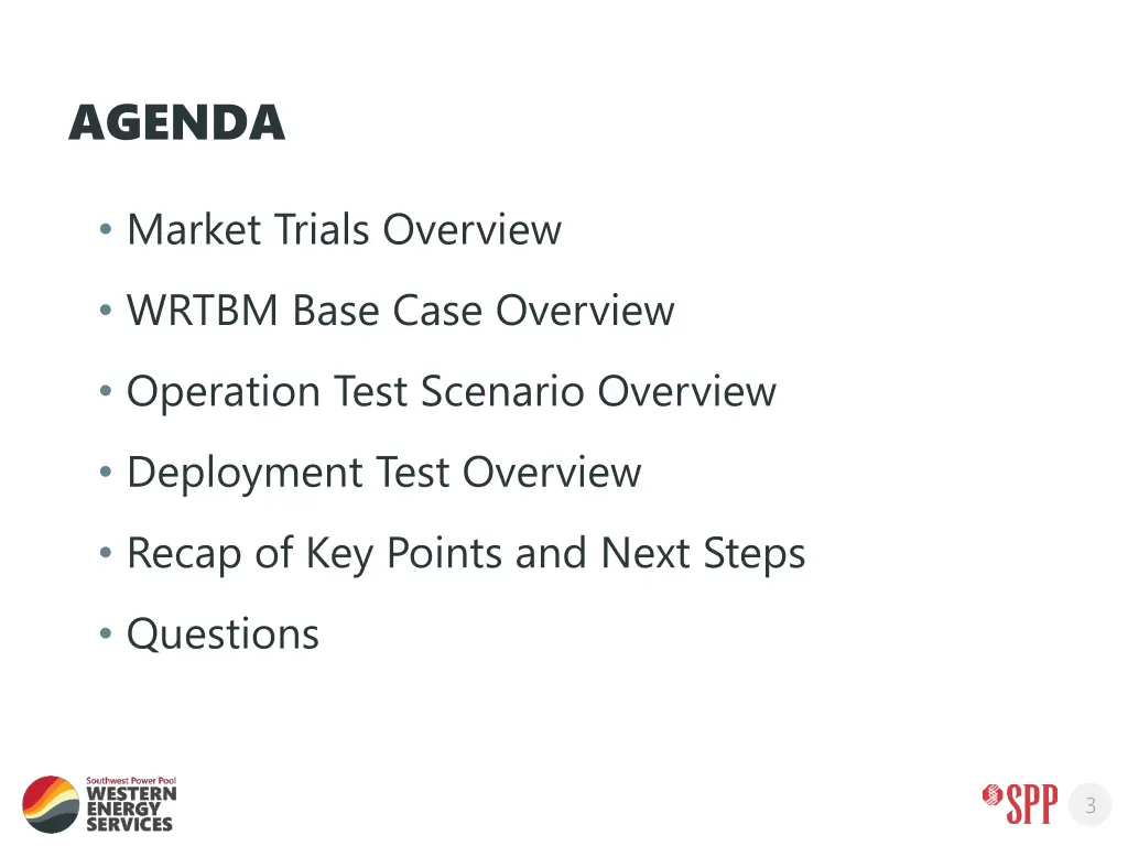 agenda