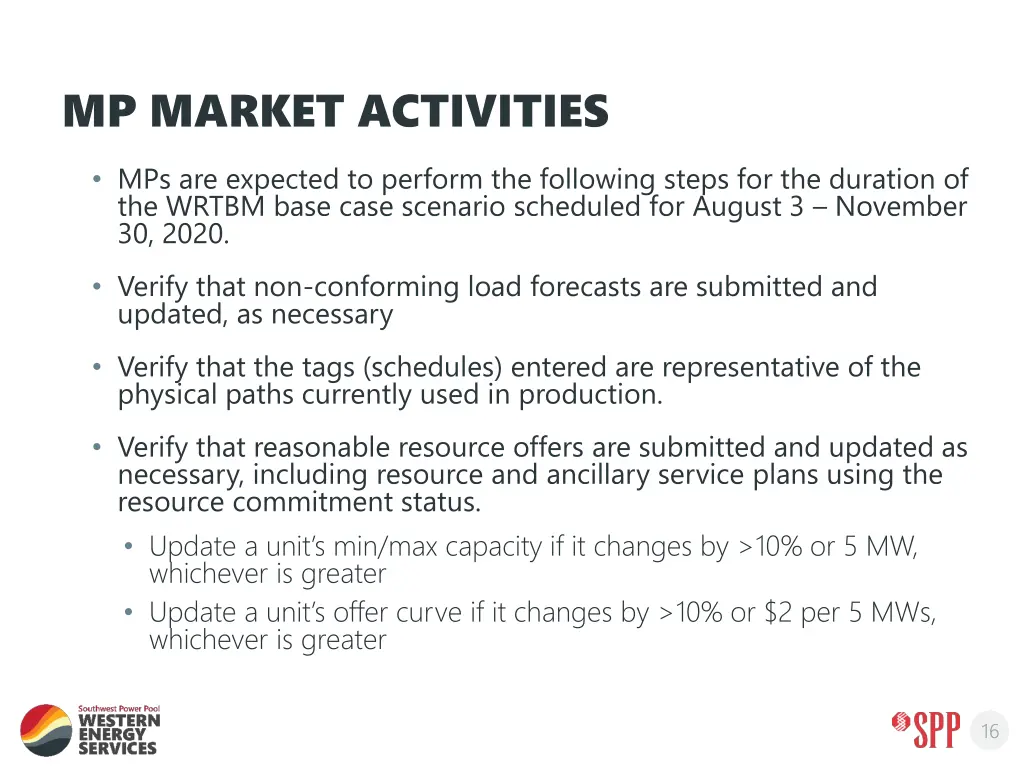 mp market activities