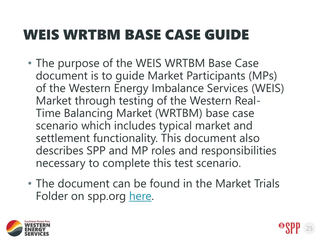 weis wrtbm base case guide