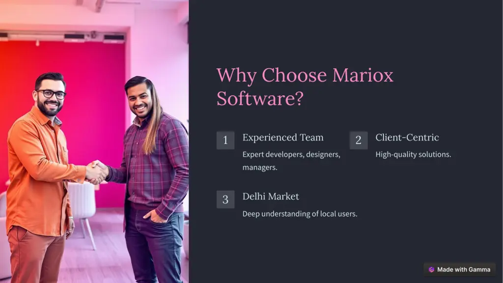 why choose mariox software