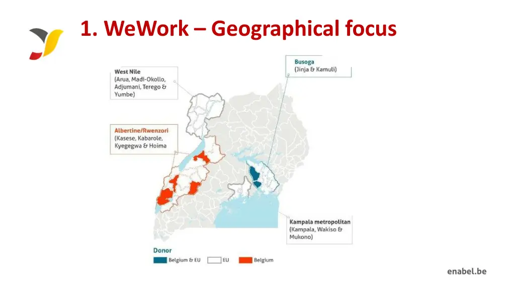 1 wework geographical focus