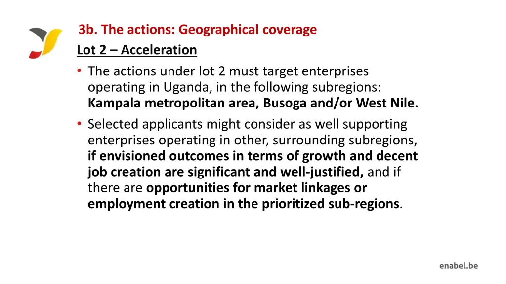 3b the actions geographical coverage 1