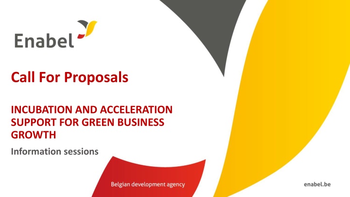call for proposals