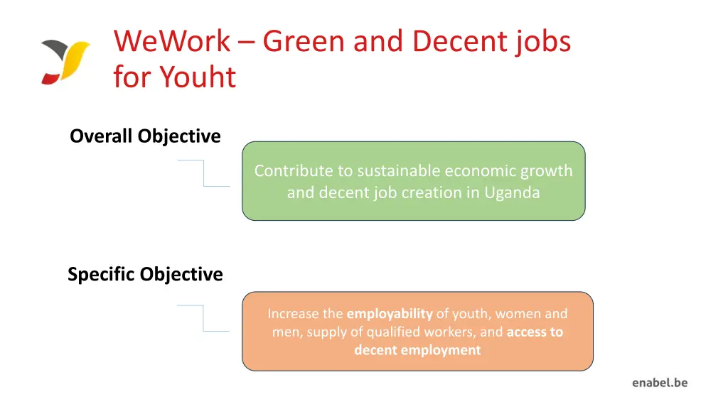 wework green and decent jobs for youht