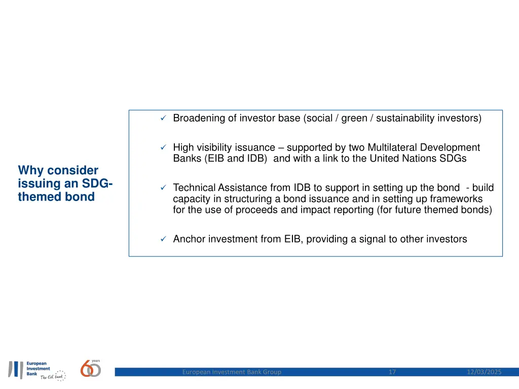 broadening of investor base social green