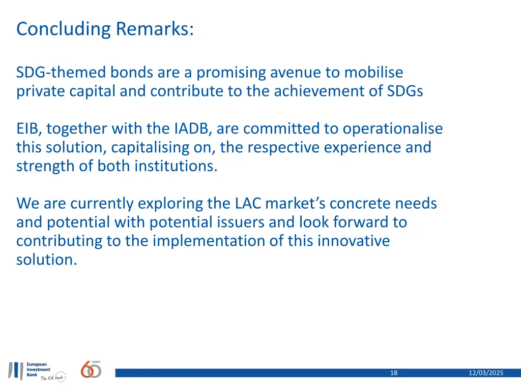 concluding remarks