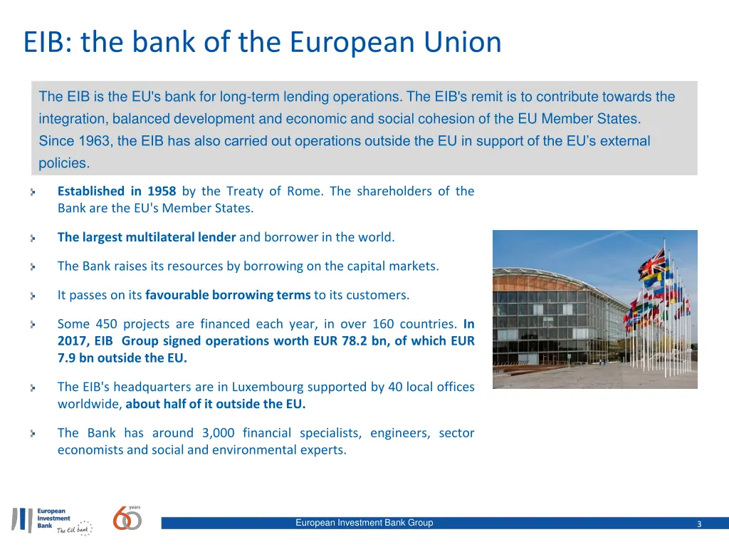 eib the bank of the european union