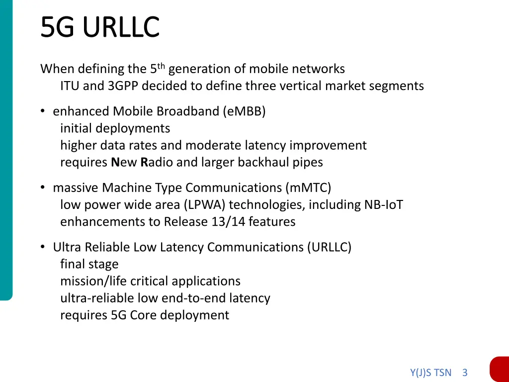 5g urllc 5g urllc