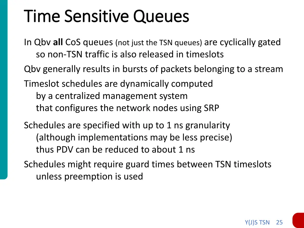 time sensitive queues time sensitive queues