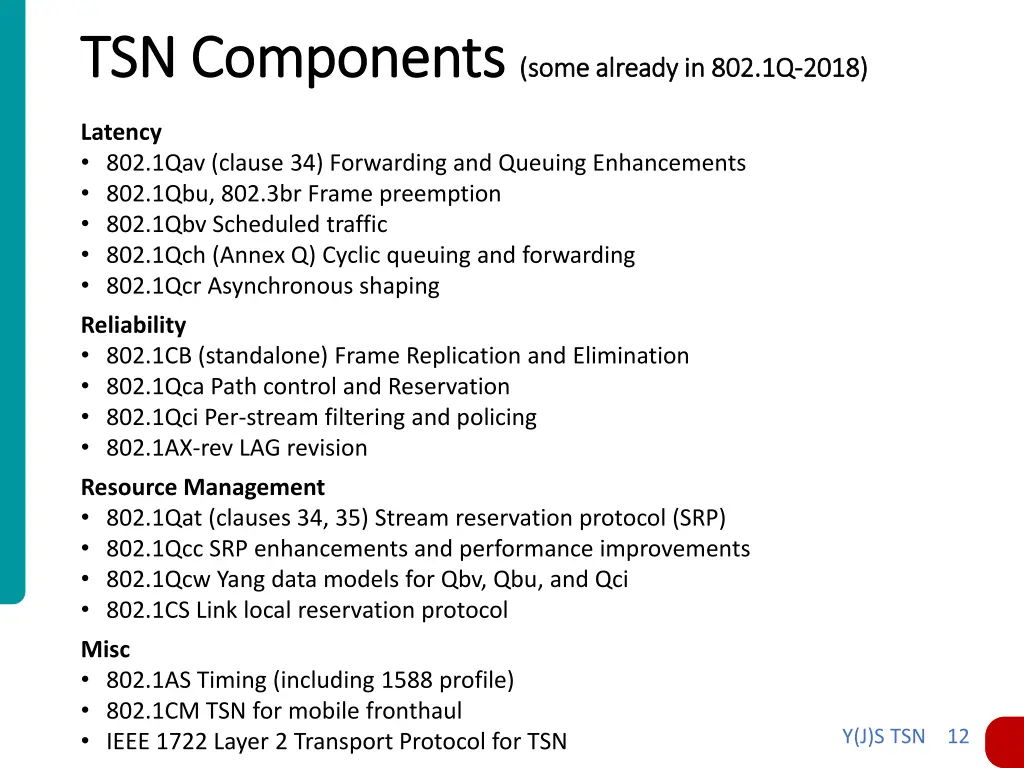 tsn components tsn components some already