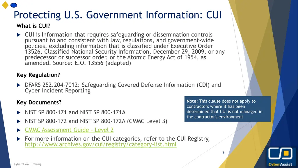 protecting u s government information cui